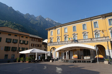 Wall Mural - Chiavenna - Piazza Berrtacchi square