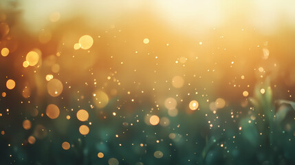 Wall Mural - vintage soft bokeh background with a gradient of pastel colors, featuring shimmering light spots for