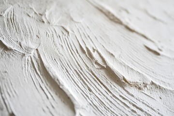 Poster - A beautiful close-up of textured plasterwork showcasing intricate and abstract patterns, representing creativity and artistic expression in a tactile form.