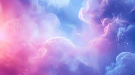 Wall Mural - colorful abstract light purple pink blue neon pastel gradient dreamy background. dreamy. illustratio