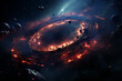 © VisualAdo - black hole circle space galaxy in space
