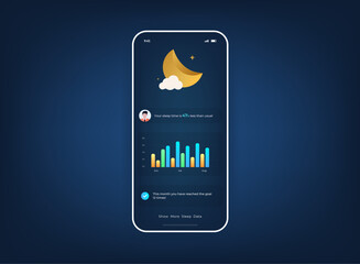 user interface for sleep tracker app