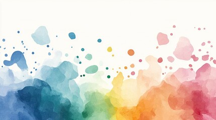 Wall Mural -   A vibrant backdrop featuring numerous dots at the base, located at the foot of the image