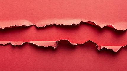 Poster - Sheet of red paper texture background
