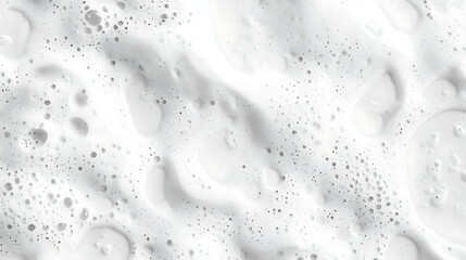 Poster - White soap foam bubbles texture