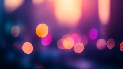 Poster - Purple light rays with bokeh background