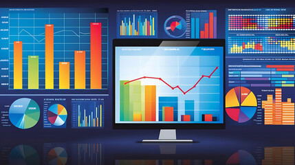 Aufkleber - Gain financial insights that drive growth and success transforming data into actionable strategies
