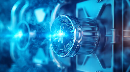 Poster - Heat exchanger in the condensing unit for optimal performance, hvac maintenance concept, heat exchanger maintenance, condensing unit efficiency, cooling system performance, overheating prevention