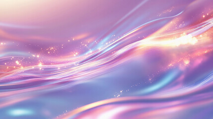 Poster - Waves of light create a vibrant imitation background for creative projects. Generative AI