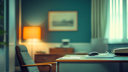 Poster - Defocused modern office room