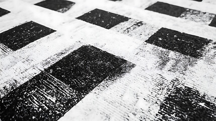 Aufkleber - Detail of black and white texture and background on photocopy paper