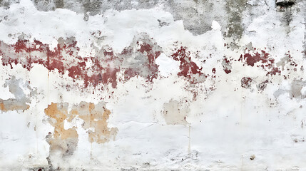 Aufkleber - Dirty wall background, blood on white wall background