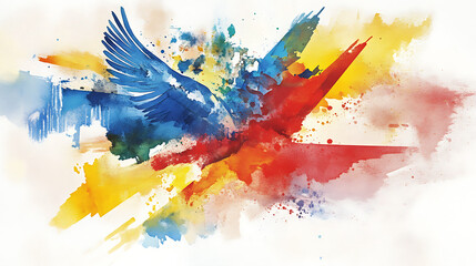 Aufkleber - Abstract watercolor illustration for philippines independence day
