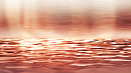 Poster - Aluminum texture background with rose gold metal surface and reflection