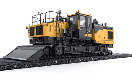 Poster - Asphalt paving machine