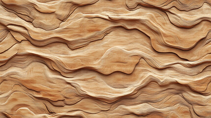 Poster - Background texture of seamless compressed wood particle board, made of tilable light brown pressed redwood, plywood, pine or oak fiberboard, or osb oriented strand board, 3d rendering