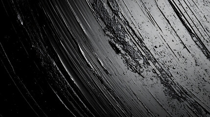 Aufkleber - Background with texture wheel marks in skidding and rounded tire marks, black and white car tire texture in skid and drift, modern banner with background