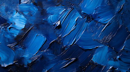 Poster - Background, grain texture blue paint wall, beautiful abstract grunge decorative navy blue dark wallpaper