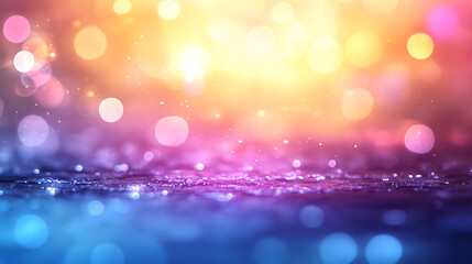 Poster - Abstract blur light on sea and ocean, clear water close up colorful background