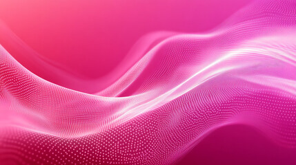 Poster - Abstract digital background with glowing lines and dots forming a network, black backdrop with green highlights