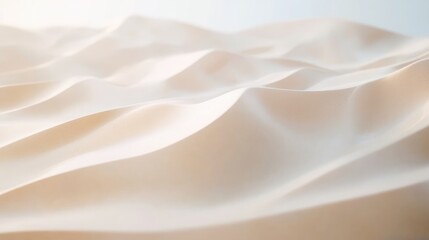 Poster - Soft Flowing Fabric Texture with Subtle Waves and Light Reflection