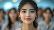 © DARIKA - Close-up of a group of Asian business people in a meeting, discussing project plans and financial results in the office, highlighting teamwork and collaboration in decision-making.