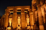 Luxor temple at night 