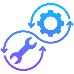 Canvas Print - Devops Icon