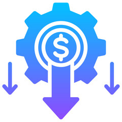 Poster - Cost Reduction Icon