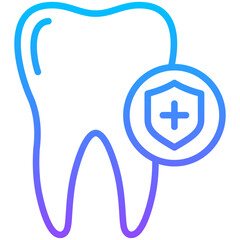 Canvas Print - Dental Protection Icon