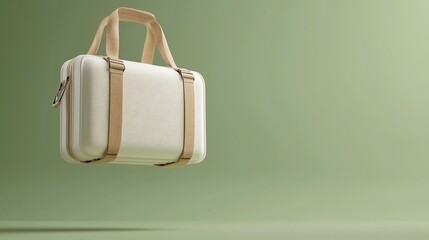 Poster - Sleek and modern floating lunchbox design with a clean minimalist aesthetic isolated against a neutral background for a contemporary technology forward look