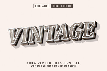 Poster - Vintage Editable Text Effect