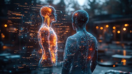 Poster - Digital representation of human anatomy and data visualization