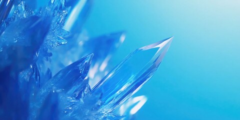 Poster - Blue Crystal Close Up