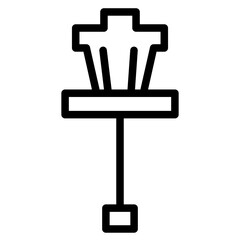 Poster - City Lamp Light Line Icon
