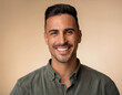 © Ranta Images - Smiling Hispanic Man Headshot in Studio