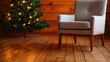 © Kritsadee - Cozy holiday setting with christmas tree living room photography warm inviting ambiance