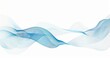 © AthayaStock - Abstract blue wave design with flowing lines on a white background.