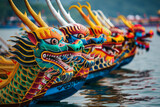 Beautiful holiday composition for celebrate chinese dragon boat festival