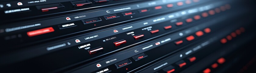 Poster - An admin panel displaying user login records with timestamps, showcasing data management features