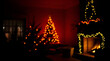 © Ali - High contrast, low-key lighting Christmas scene. Warm color palette of reds, oranges, and yellows. Deep shadows create a dramatic effect.jpg
