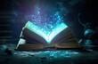 © easedesign - Bewitched Book With Magic Glows In The Darkness