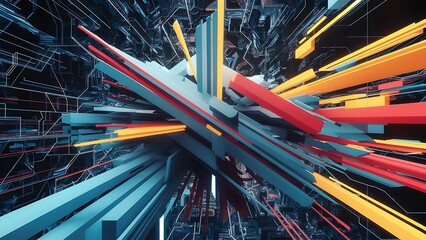 Abstract background futuristic technology style