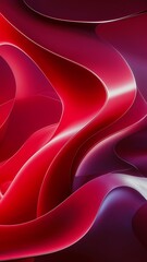 Wall Mural - Liquid color background design fluid red gradient shapes design landing page futuristic abstract composition vector illustration