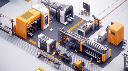 Poster - Advanced 3D Printing Production Line Utilizing AI Technology for Enhanced Efficiency and Innovation