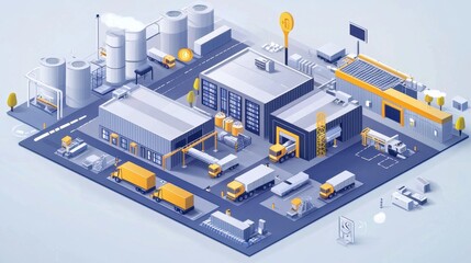 Poster - Smart Factory Concept with AI and IoT Devices for Enhanced Industrial Automation and Efficiency