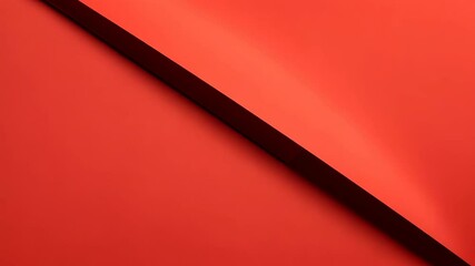 Poster - Minimalistic Red Background with Geometric Shapes and Clean Lines for Design Projects