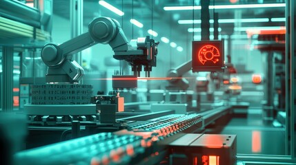 Poster - High Precision Robotic System in Factory Environment for Advanced Manufacturing Technology
