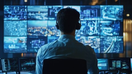 Poster - Professional Monitoring of IoT Devices in a Digital Control Room Setting with Multiple Screens