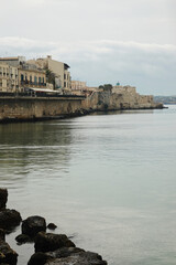 Poster - The Castle Maniace and old town of Syracuse, Sicily, Italy	